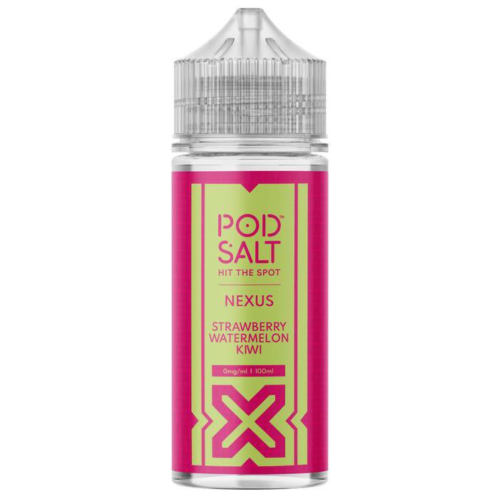 POD SALT Nexus - Strawberry Watermelon Kiwi 100ml Shortfill E-Liquid - The British Vape Company