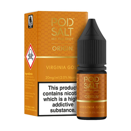 POD SALT ORIGIN - Virginia Gold 10ml E-Liquid