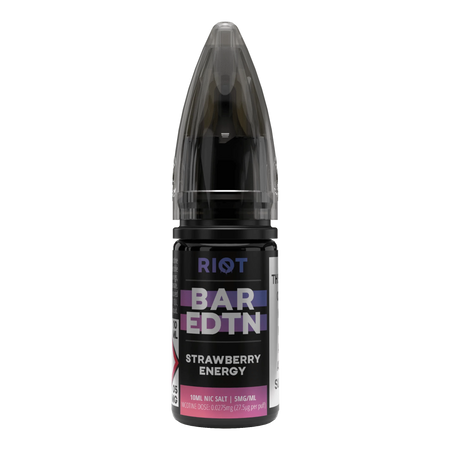 RIOT Bar EDTN - Strawberry Energy 10ml E-Liquid - The British Vape Company