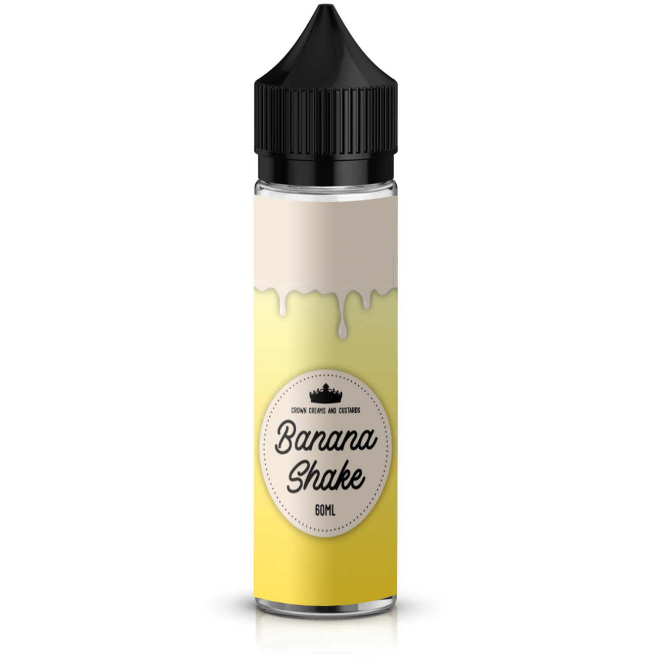 Crown Creams & Custard - Banana Shake 60ml Longfill E-Liquid - The British Vape Company