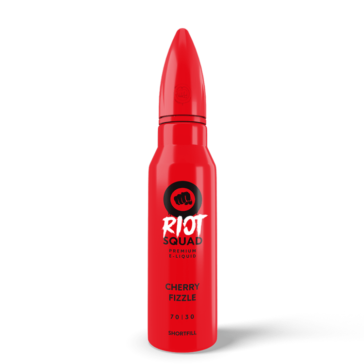 RIOT Originals - Cherry Fizzle 50ml Shortfill E-Liquid - The British Vape Company