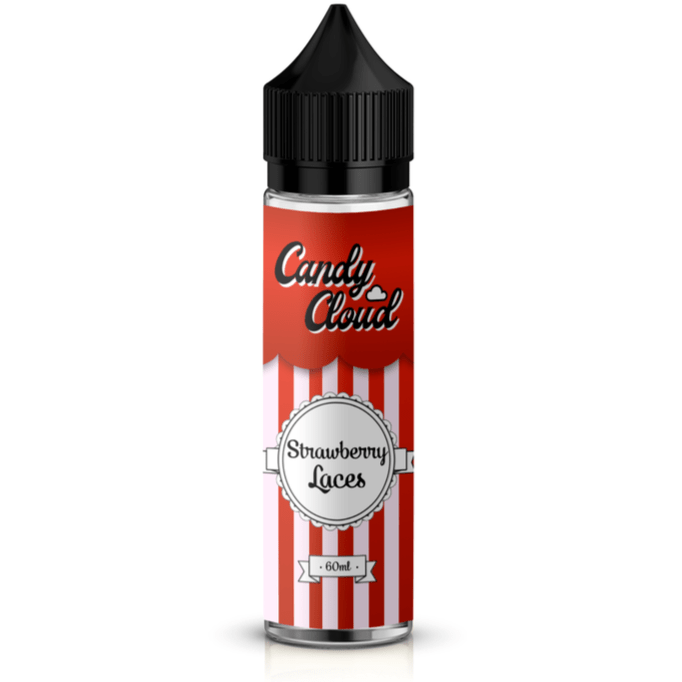 Candy Cloud - Sour Strawberry Laces 60ml Longfill E-Liquid - The British Vape Company