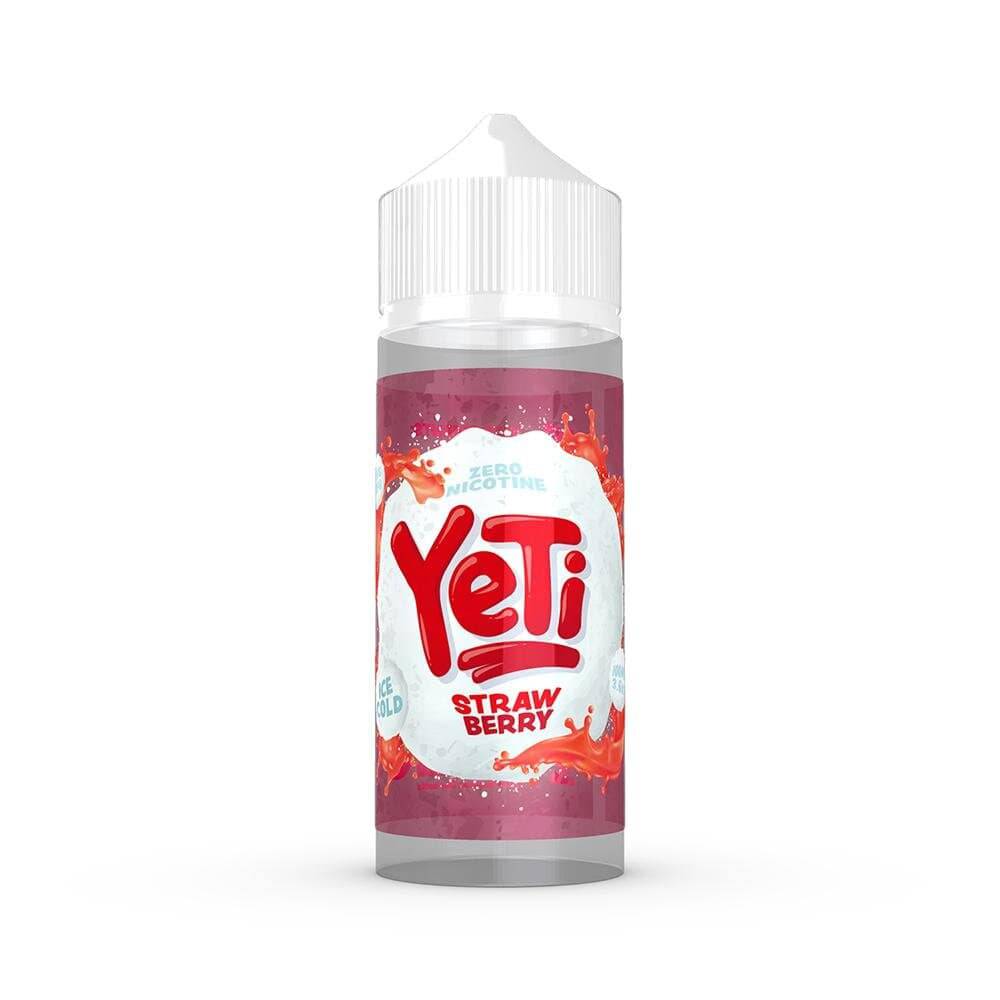 YETI - Strawberry 100ml Shortfill E-Liquid - The British Vape Company