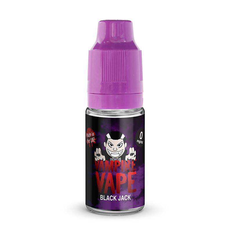 VAMPIRE VAPE - Black Jack 10ml E-Liquid - The British Vape Company