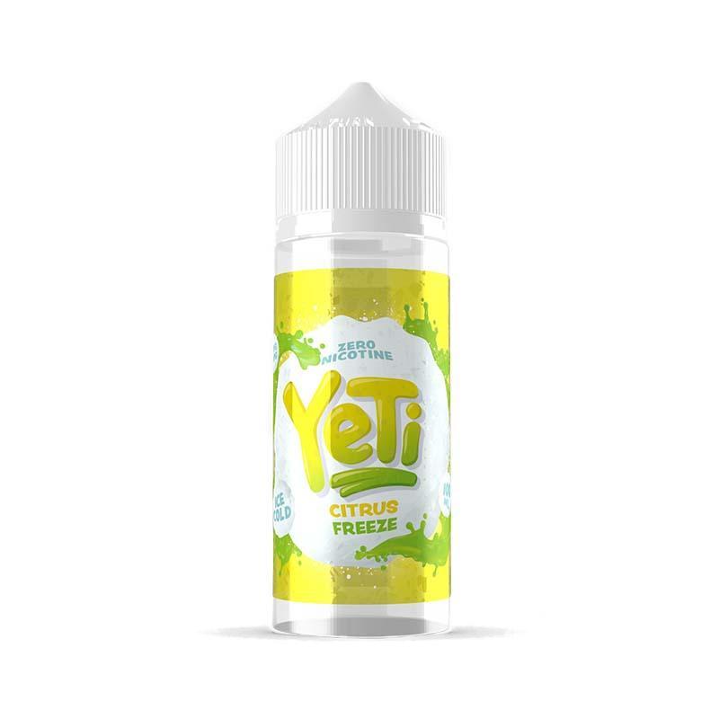 YETI - Citrus Freeze 100ml Shortfill E-Liquid - The British Vape Company