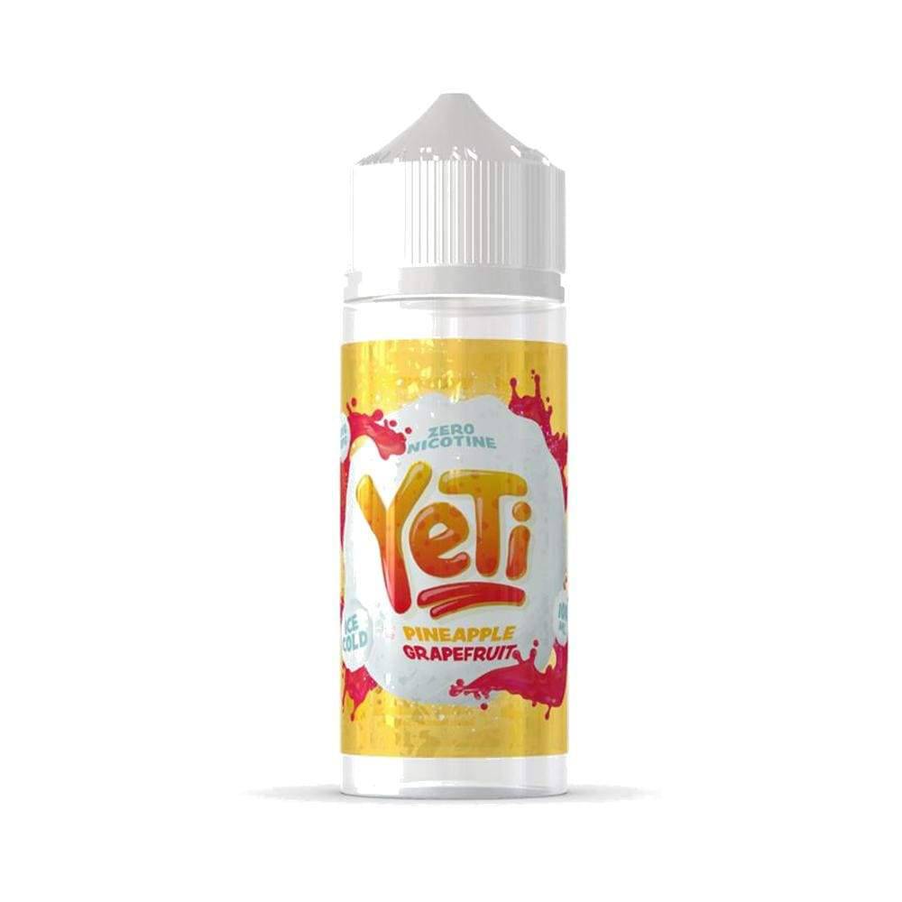 YETI - Pineapple Grapefruit 100ml Shortfill E-Liquid - The British Vape Company