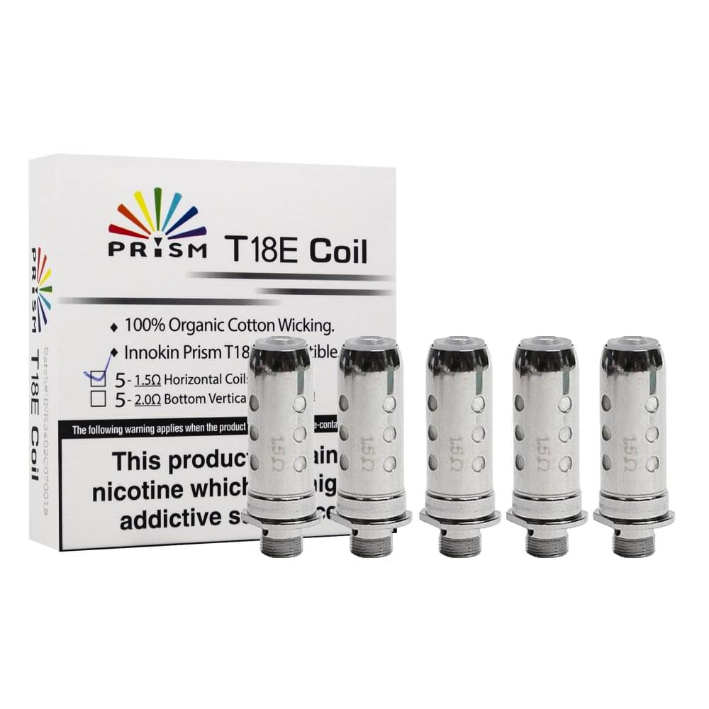 INNOKIN - T18E 1.5Ω Coils (5pcs) - The British Vape Company