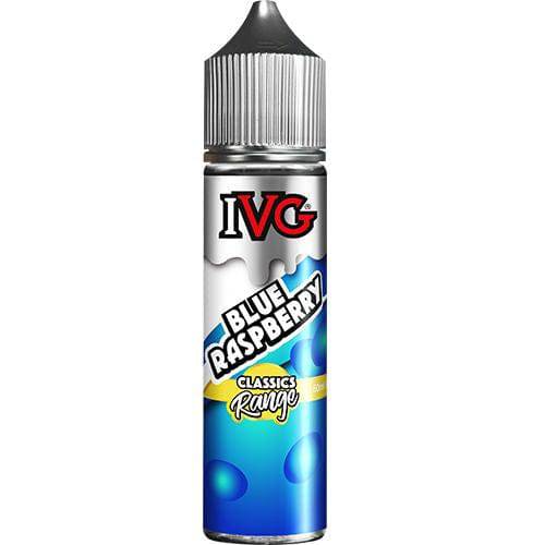 IVG - Blue Raspberry 50ml Shortfill E-Liquid - The British Vape Company