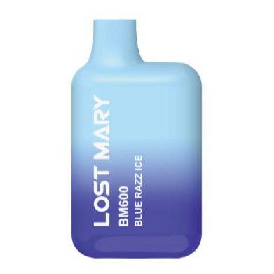 LOST MARY - Blue Razz Ice 600 Puff Disposable Vape - The British Vape Company