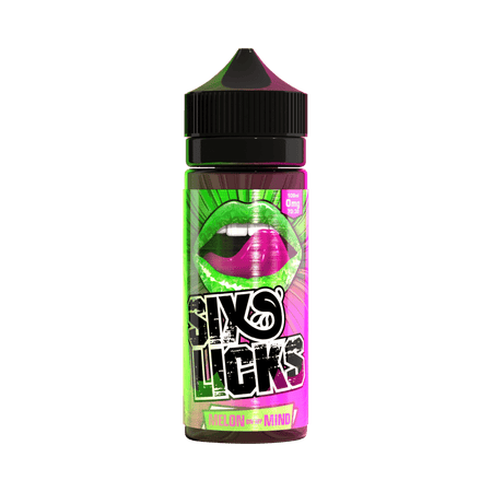 SIX LICKS - Melon on my Mind 100ml Shortfill E-Liquid - The British Vape Company