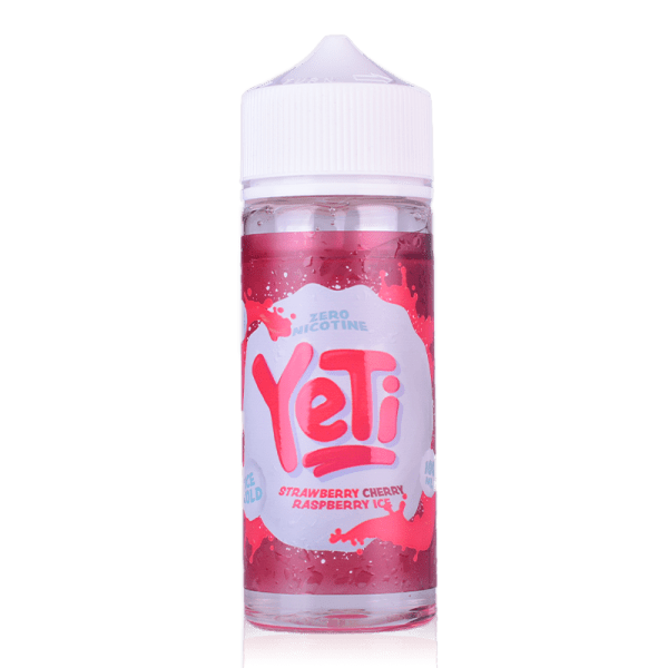 YETI - Strawberry Cherry Raspberry 100ml Shortfill E-Liquid - The British Vape Company